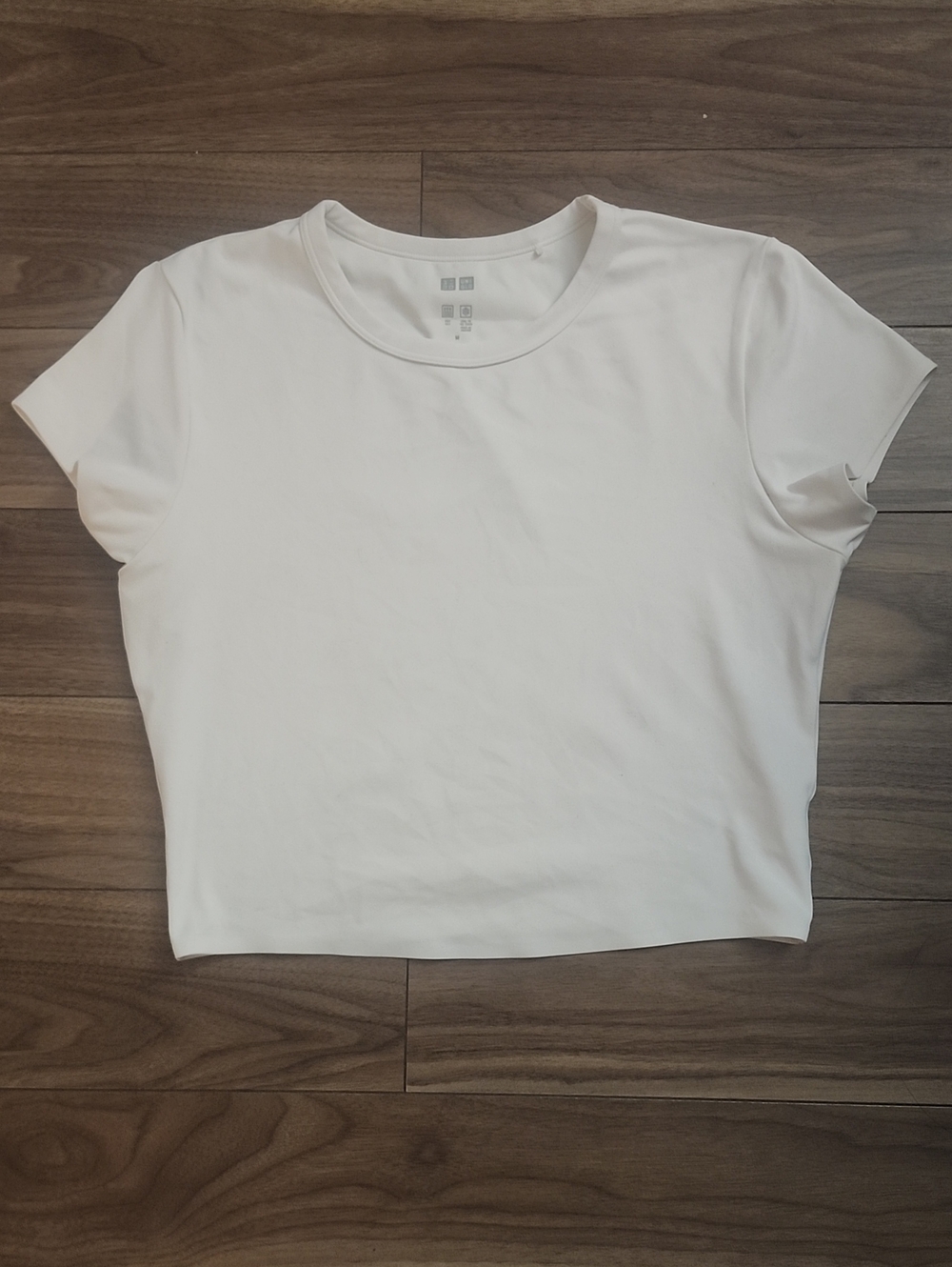 🔥 UNIQLO White Women's Crew Neck Short Sleeve Top